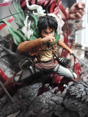 Hertz艾伦1.0 日漫进击的巨人 私人订制GK雕像手办模型玩具翻模