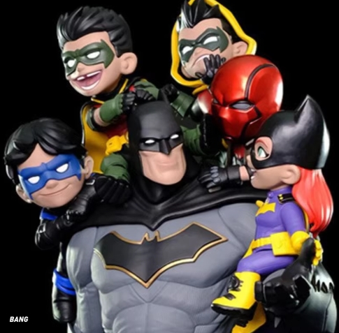 现货 QMX 溜娃蝙蝠侠家族 DC漫画潮玩手办摆件礼物玩具